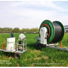 Equipamento de irrigação de carretel de mangueira de gramado para pistola de pulverização